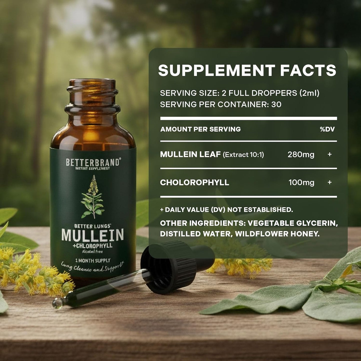 BetterLungs®  Mullein + Chlorophyll
