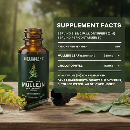 BetterLungs®  Mullein + Chlorophyll