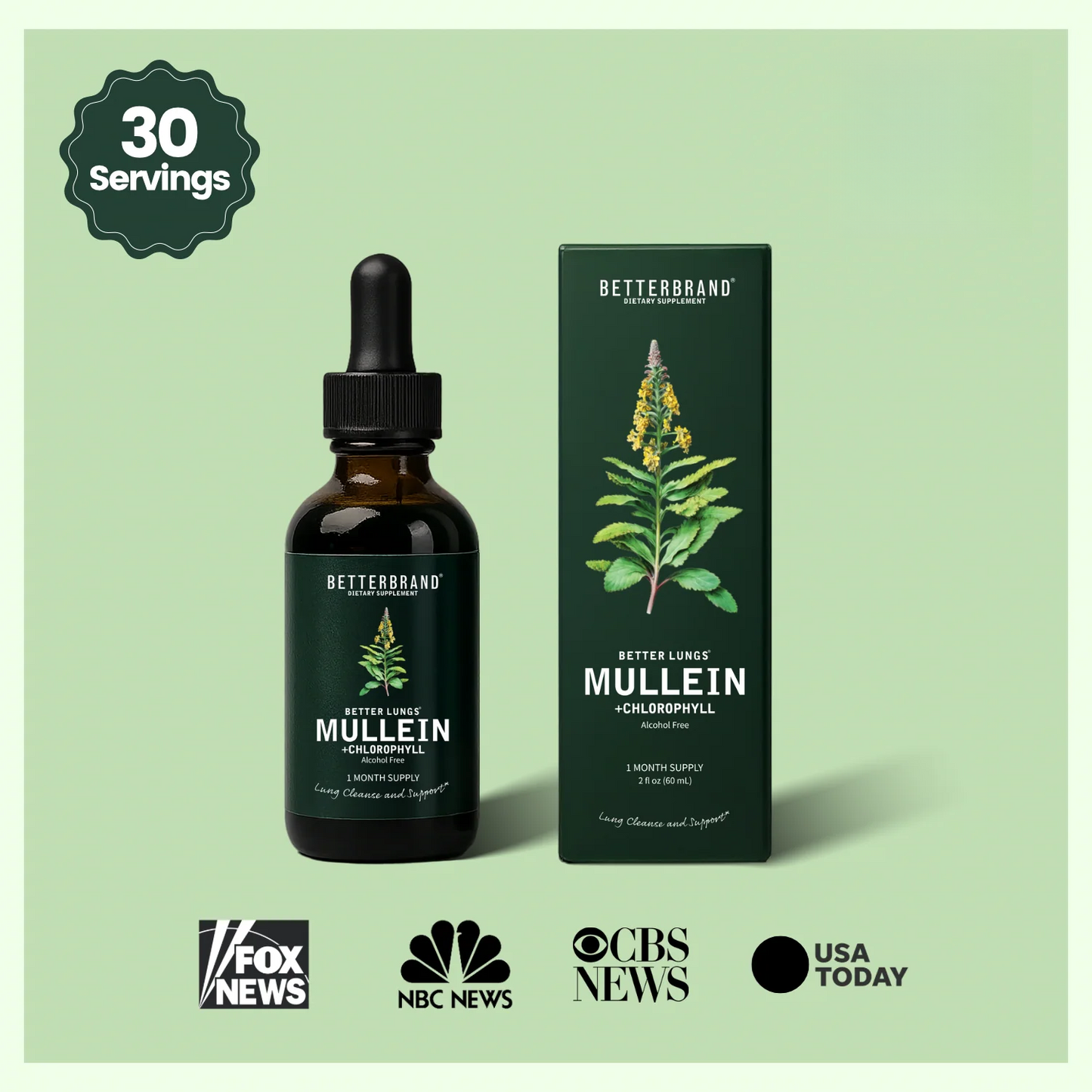 BetterLungs®  Mullein + Chlorophyll